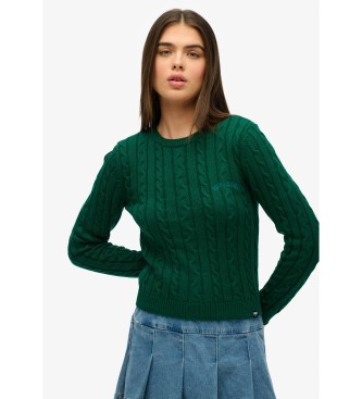 Superdry Essentials Slim pullover grn