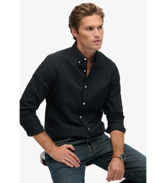 Superdry Srajca Essentials Tailored Lite črna