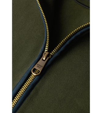 Superdry Estate Fleece-Weste grn