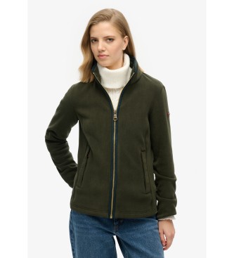 Superdry Estate Full Zip Fleece zielony