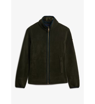 Superdry Estate Full Zip Fleece zielony