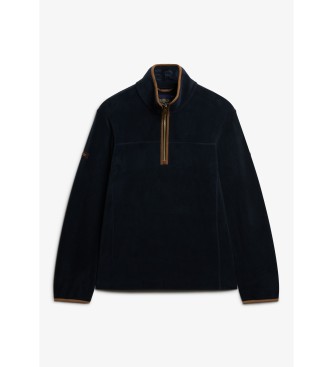 Superdry Kombi Fleece Half Zip Fleece blau