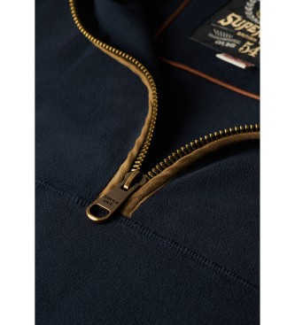 Superdry Estate Fleece Half Zip Fleece navy