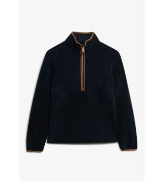 Superdry Estate Fleece Half Zip Fleece navy