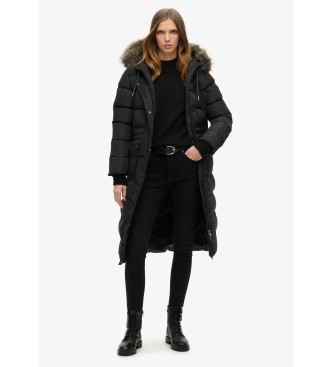 Superdry Everest Langer Mantel schwarz
