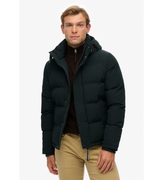 Superdry Casaco Everest curto com capuz Puffer verde