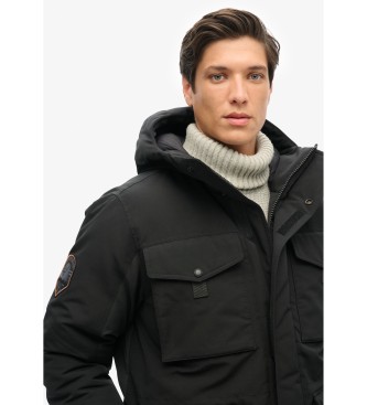 Superdry Parka taktyczna Everest czarna