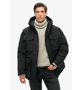 Superdry Parka taktyczna Everest czarna