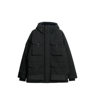 Superdry Taktischer Parka Everest schwarz