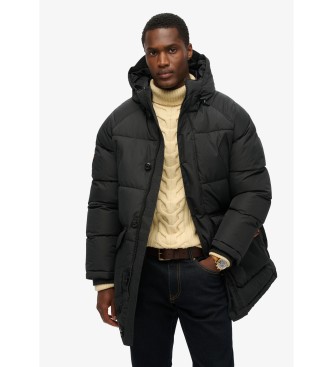 Superdry Parka acolchada Expedition negro