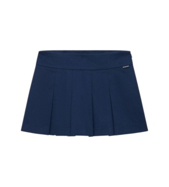 Superdry Spódnica-spodnie plisowana w kolorze granatowym