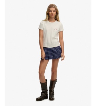 Superdry Spódnica-spodnie plisowana w kolorze granatowym