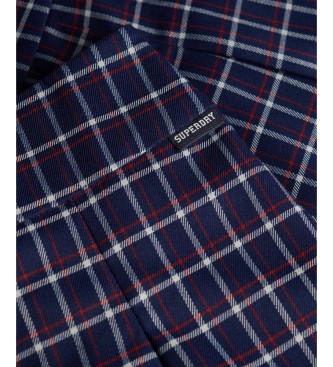 Superdry Spódnica-spodnie plisowana w kolorze granatowym