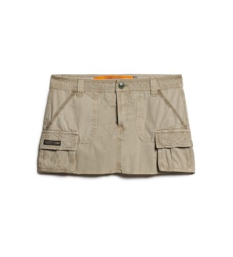 Superdry Nederdel Utility Parachute taupe