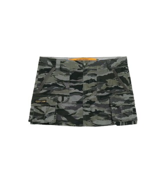 Superdry Skirt Utility Parachute grey