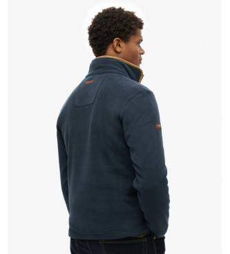 Superdry Forro polar con media cremallera Estate marino