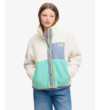 Superdry Off-white Colour Block fleece