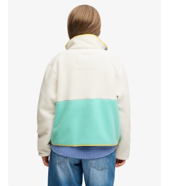 Superdry Off-white Colour Block fleece