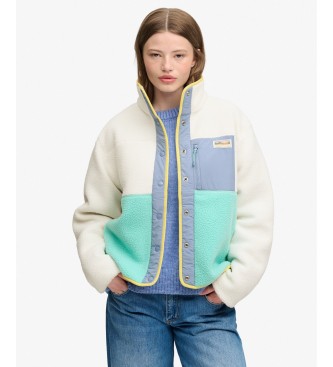 Superdry Off-white Colour Block fleece
