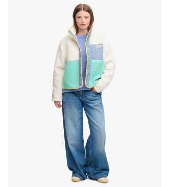 Superdry Off-white Colour Block fleece