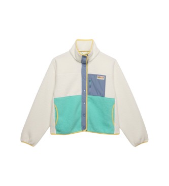 Superdry Off-white Colour Block fleece