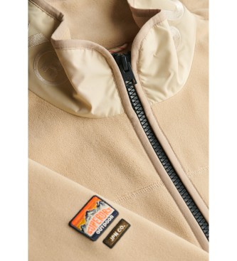 Superdry Fodera in pile beige attivo