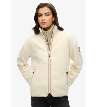 Superdry Active Full-Zip Fleece-Futter wei