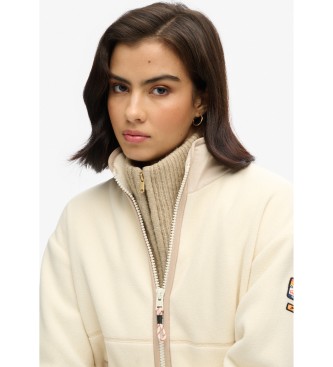 Superdry Active Full-Zip Fleece-Futter wei