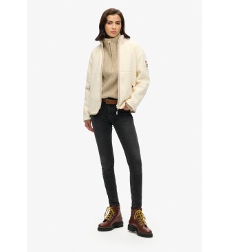 Superdry Active Full-Zip Fleece-Futter wei