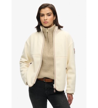 Superdry Active Full-Zip Fleece-Futter wei