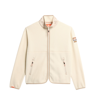 Superdry Active Full-Zip Fleece-Futter wei