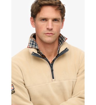 Superdry Active half-zip fleece Active beige