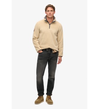 Superdry Active half-zip fleece Active beige