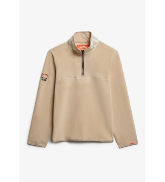 Superdry Active half-zip fleece Active beige