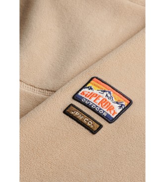 Superdry Active half-zip fleece Active beige