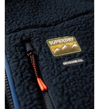 Superdry Polarni telovnik Outdoor mornarsko modre barve