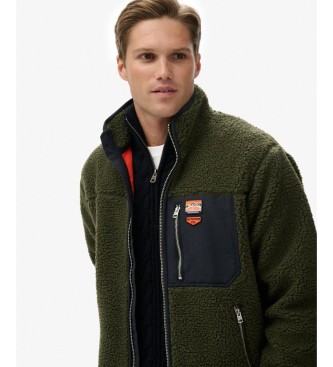 Superdry Polar Vintage Retro Full zielony