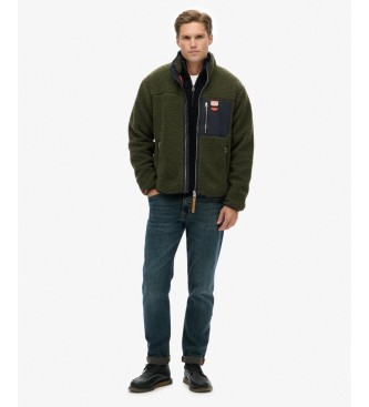 Superdry Polar Vintage Retro Full zielony