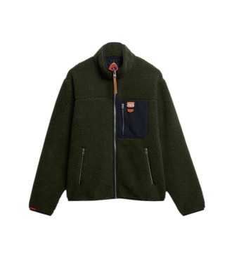 Superdry Polar Vintage Retro Full zielony