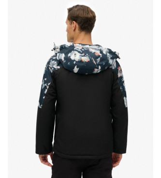 Superdry Veste de ski Freestyle Overhead noir