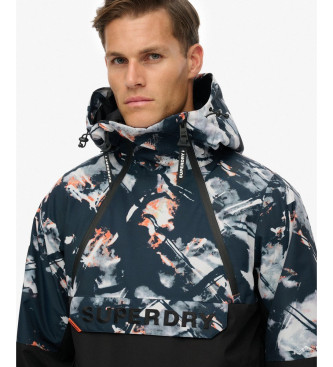 Superdry Veste de ski Freestyle Overhead noir