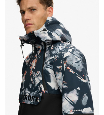 Superdry Veste de ski Freestyle Overhead noir