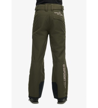 Superdry Lange skibroek Freestyle Core groen