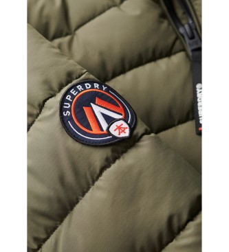 Superdry Fuji Emb Wattierte Jacke grn