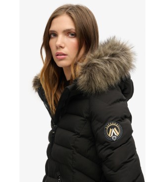 Superdry Abrigo Fuji Medio negro