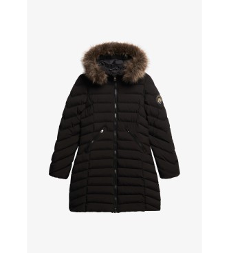 Superdry Abrigo Fuji Medio negro