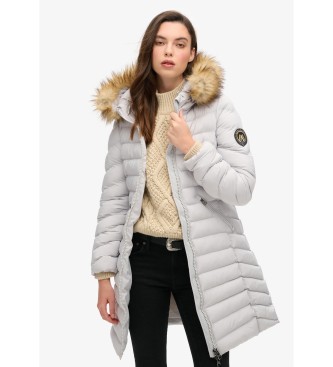 Superdry Abrigo Fuji Medio gris