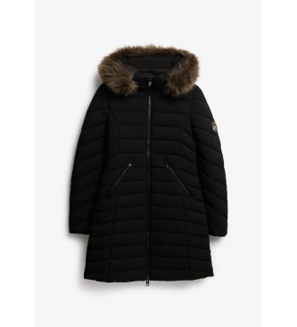 Superdry Fuji Faux Coat preto