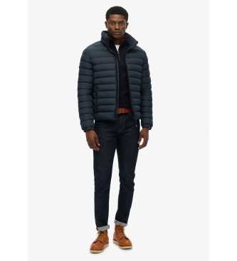 Superdry Fuji Print Wattierte Jacke navy