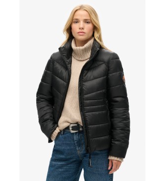 Superdry Fuji quilted jacket black